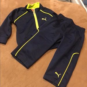 PUMA sweatsuit pant/jacket set